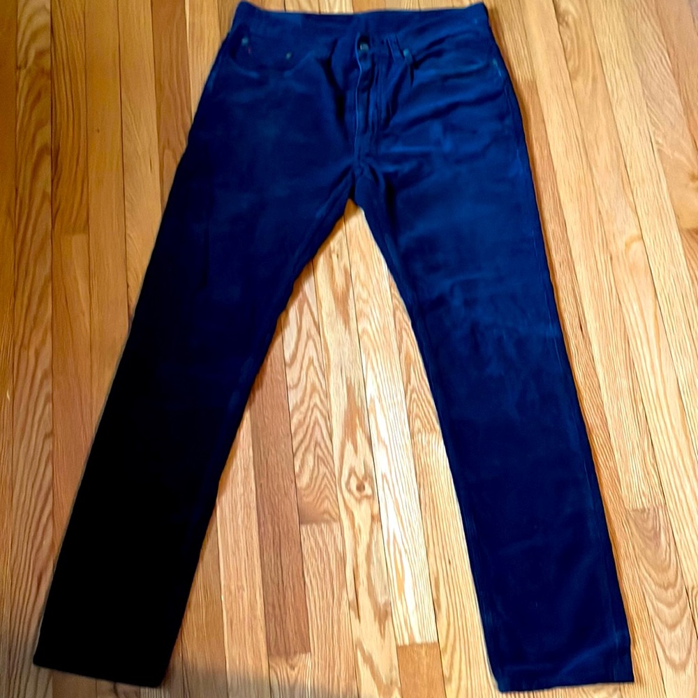 Ralph Lauren Polo navy blue corduroy size 33/32